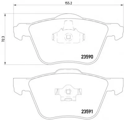 Комплект тормозных колодок, дисковый тормоз HELLA PAGID купить