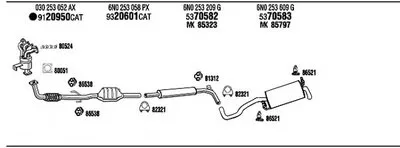 Система выпуска ОГ WALKER купить