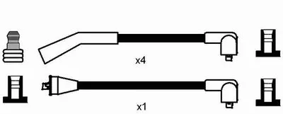 Комплект проводов зажигания NGK купить
