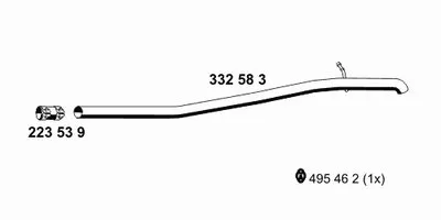 Труба выхлопного газа ERNST купить