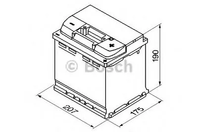 Стартерная аккумуляторная батарея; Стартерная аккумуляторная батарея S4 BOSCH купить