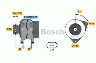Генератор BOSCH купить