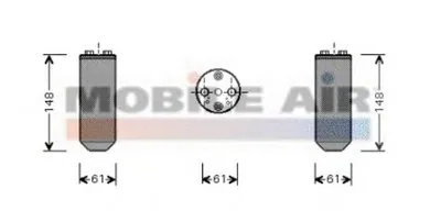 Осушитель, кондиционер VAN WEZEL купить