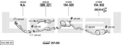 Система выпуска ОГ BOSAL купить