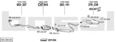 Система выпуска ОГ BOSAL купить