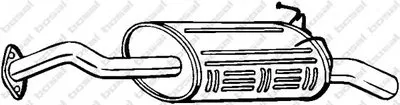 Глушитель выхлопных газов конечный BOSAL купить