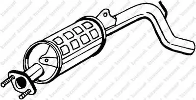 Глушитель выхлопных газов конечный BOSAL купить