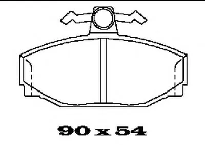 Комплект тормозных колодок, дисковый тормоз FTE купить