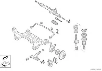 Рулевое управление; Подвеска колеса HERTH+BUSS JAKOPARTS купить