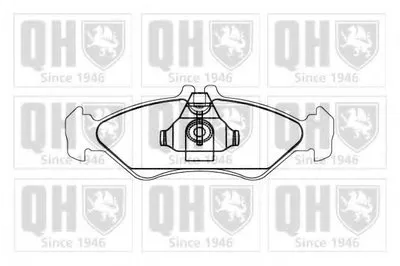 Комплект тормозных колодок, дисковый тормоз QUINTON HAZELL купить
