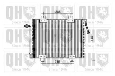 Конденсатор, кондиционер QUINTON HAZELL купить