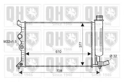 Радиатор, охлаждение двигателя QUINTON HAZELL купить