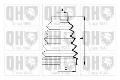 Комплект пылника, приводной вал QUINTON HAZELL купить