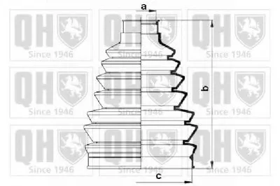 Комплект пылника, приводной вал QUINTON HAZELL купить