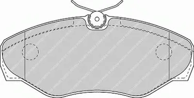 Комплект тормозных колодок, дисковый тормоз PREMIER FERODO купить