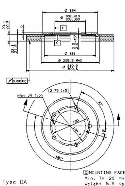Тормозной диск AP купить