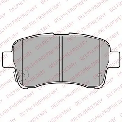 Комплект тормозных колодок, дисковый тормоз DELPHI купить