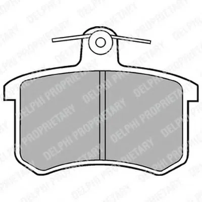 Комплект тормозных колодок, дисковый тормоз DELPHI купить