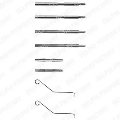 Комплектующие, колодки дискового тормоза DELPHI купить