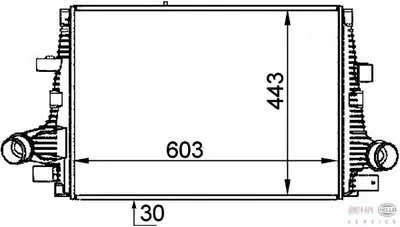 Интеркулер BEHR HELLA SERVICE купить