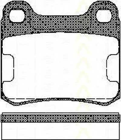 Комплект тормозных колодок, дисковый тормоз TRISCAN купить