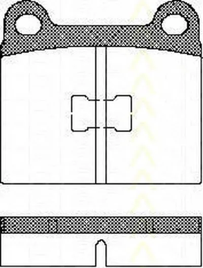 Комплект тормозных колодок, дисковый тормоз TRISCAN купить
