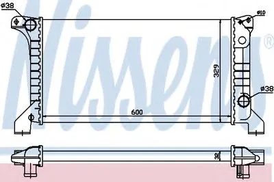Радиатор, охлаждение двигателя NISSENS купить