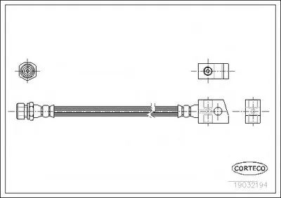 Тормозной шланг CORTECO купить