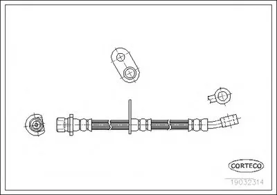 Тормозной шланг CORTECO купить