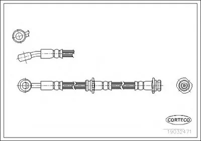 Тормозной шланг CORTECO купить
