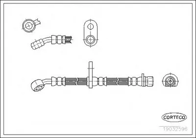 Тормозной шланг CORTECO купить