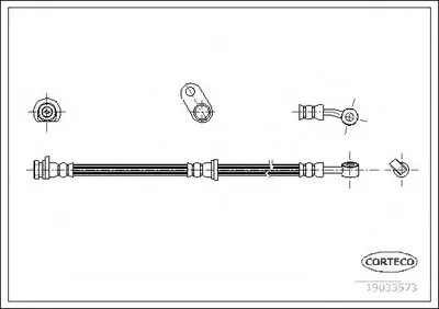 Тормозной шланг CORTECO купить