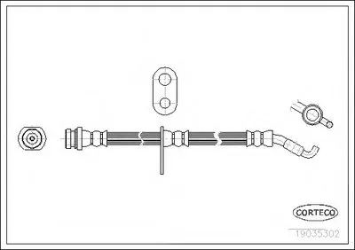 Тормозной шланг CORTECO купить