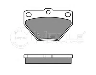 Комплект тормозных колодок, дисковый тормоз MEYLE купить