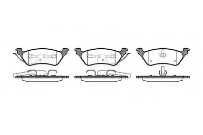 Комплект тормозных колодок, дисковый тормоз WOKING купить