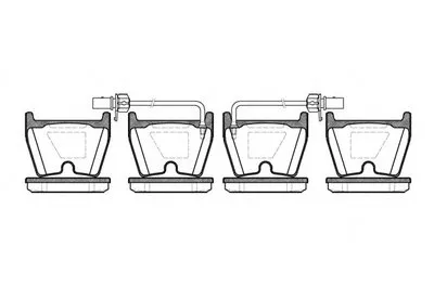 Комплект тормозных колодок, дисковый тормоз WOKING купить