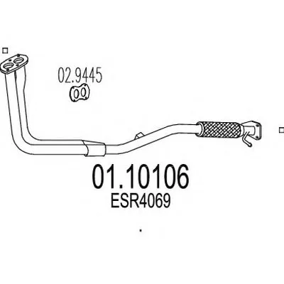 Труба выхлопного газа MTS купить