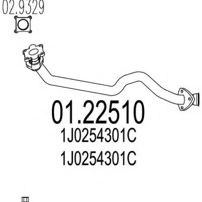 Труба выхлопного газа MTS купить