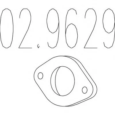 Прокладка, труба выхлопного газа MTS купить