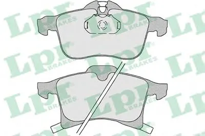 Комплект тормозных колодок, дисковый тормоз LPR купить
