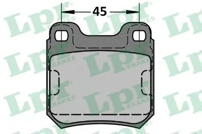 Комплект тормозных колодок, дисковый тормоз LPR купить