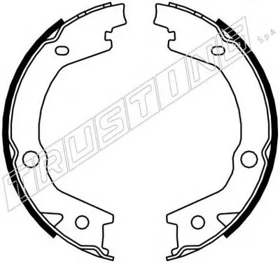 Комплект тормозных колодок, стояночная тормозная система TRUSTING купить