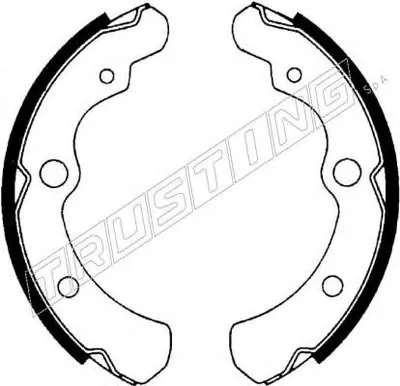 Комплект тормозных колодок TRUSTING купить