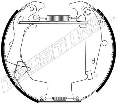 Комплект тормозных колодок FAST KIT TRUSTING купить