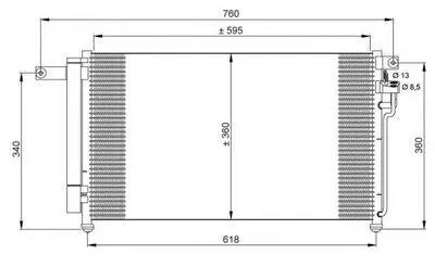 Конденсатор, кондиционер NRF купить