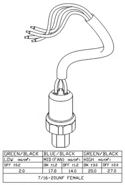 Пневматический выключатель, кондиционер