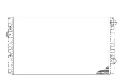 Радиатор, охлаждение двигателя NRF купить