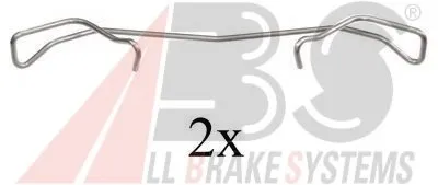 Комплектующие, колодки дискового тормоза A.B.S. купить