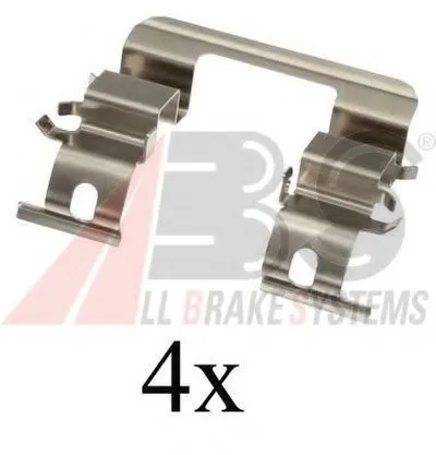 Комплектующие, колодки дискового тормоза A.B.S. купить