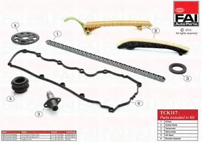 Комплект цепи привода распредвала FAI AutoParts купить